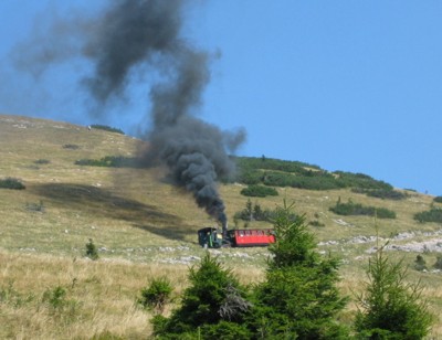 Historische Schafbergbahn am Wolfgangsee