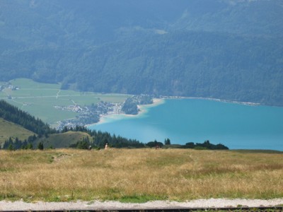 Lindenstrand von oben gesehen, 2003 © Heinz Ramacher Der Lindenstrand vom Schafberg aus gesehen