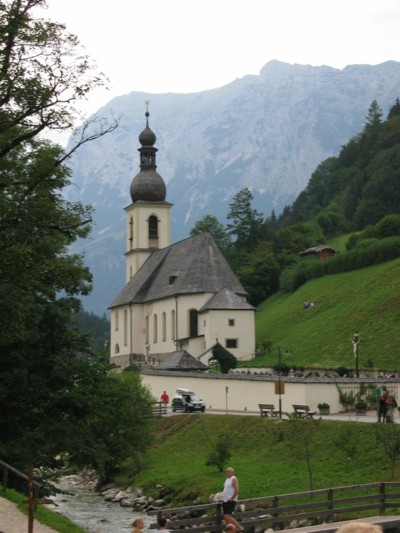Die Kirche in der Ramsau, 2003 © Heinz Ramacher Ramsau im Berchtesgadener Land