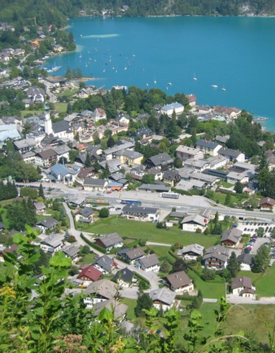 ST. Gilgen von oben, 2003 © Heinz Ramacher St. Gilgen von der Weißwand aus gesehen