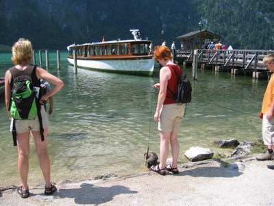 Schiffahrt auf dem Königsee, 2004 © Heinz Ramacher Elektroboot auf dem Königsee