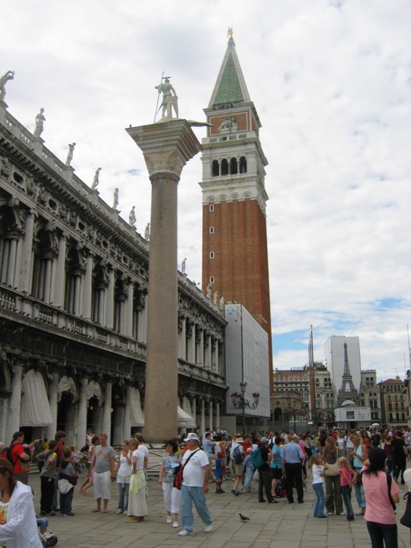 Venedig der  Kampanile auf dem Markusplatz, 2005 © Heinz Ramacher Venedig Kampanile Markusplatz