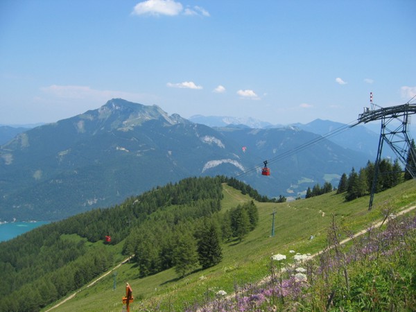 Der Schafberg vom Zwölferhorn gesehen, 2006 © Heinz Ramacher Der Schafberg vom Zwölferhorn