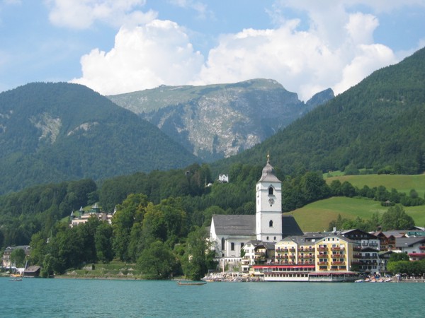 Blick auf St. Wolfgang, 2006 © Heinz Ramacher Blick auf St. Wolfgang