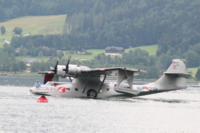 Catalina PBY-5a im Wolfgangsee, 2009 © Heinz Ramacher Catalina PBY-5a