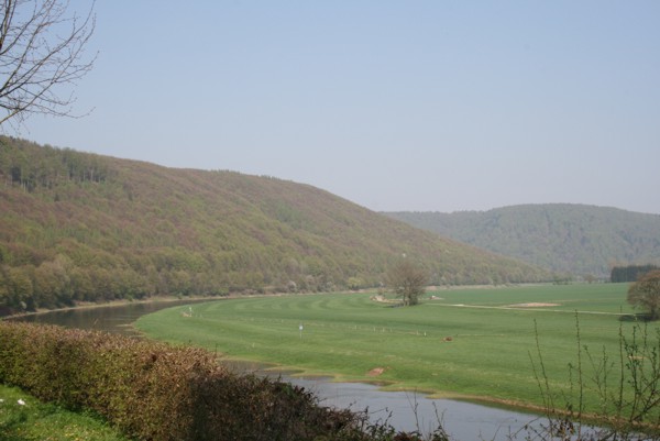 Die Weser in der Nähe von Bad Karlshafen, 2009 © Heinz Ramacher Die Weser in der Nähe von Bad Karlshafen