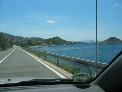 Jandranksa Magistrale nahe Krk, 2010 © Heinz Ramacher Die Küstenstrasse in der Kvarner Bucht