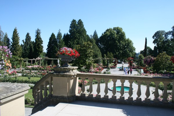 Terasse auf der Insel Mainau, 2010 © Heinz Ramacher Terasse auf der Insel Mainau