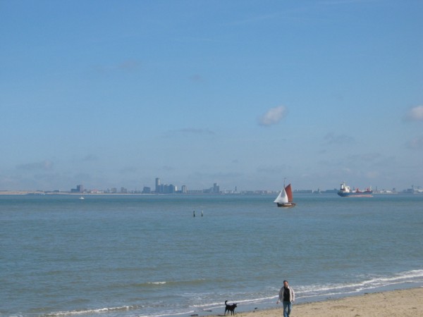 Blick auf die Nordsee bei Cadzand