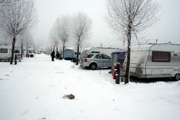 Campingplatz Düne 6 in Zingst, 2010 © Heinz Ramacher Unser Stellplatz auf Düne 6