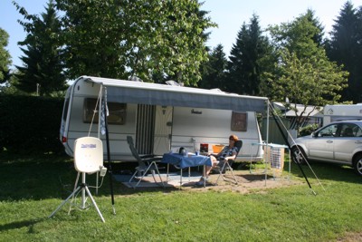 Unser Stellplatz am Gitzenweiler Hof, 2010 © Heinz Ramacher Unser Stellplatz am Gitzenweiler Hof