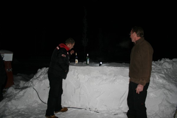 Unsere Eisbar zum Kühlen der Getränke, 2010 © Heinz Ramacher Eisbar auf Düne 6