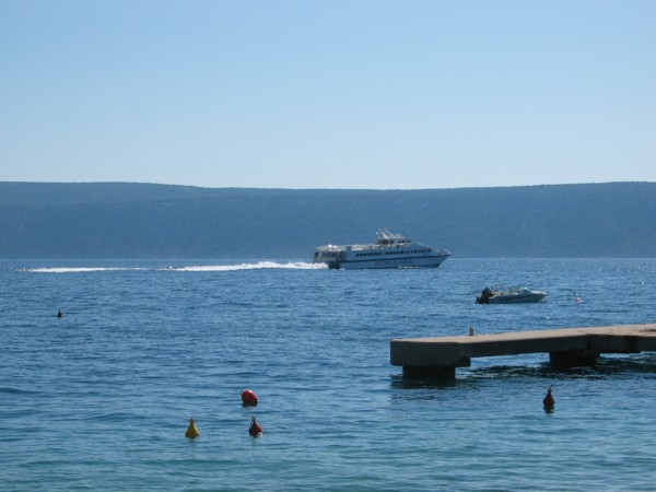 Der Katamaran nach Mali Losinj und Rijeka, 2011 © Heinz Ramacher Katamaran nach Mali Losinj und Rijeka
