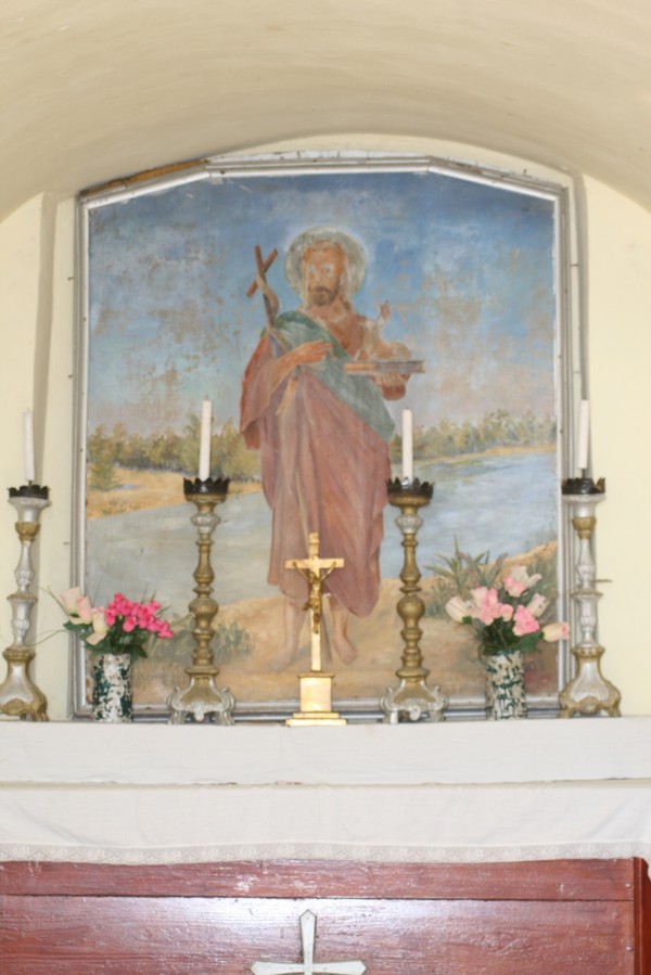Das Innere der kleinen Kapelle Sveti Ivan auf Losinj, 2011 © Heinz Ramacher Das innere von Sveti Ivan auf Losinj