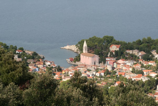 Veli Losinj von oben