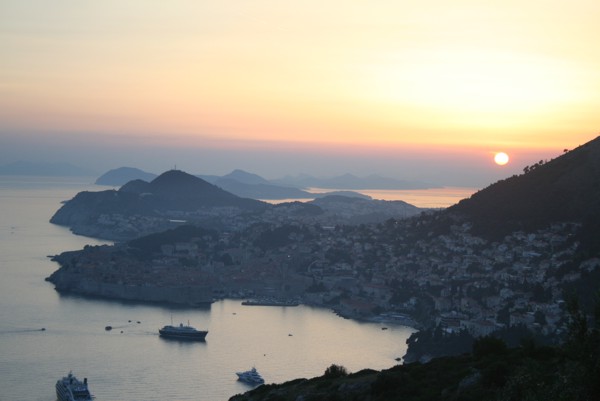 Abendstimmung über Dubrovnik, 2012 © Heinz Ramacher Abendstimmung über Dubrovnik