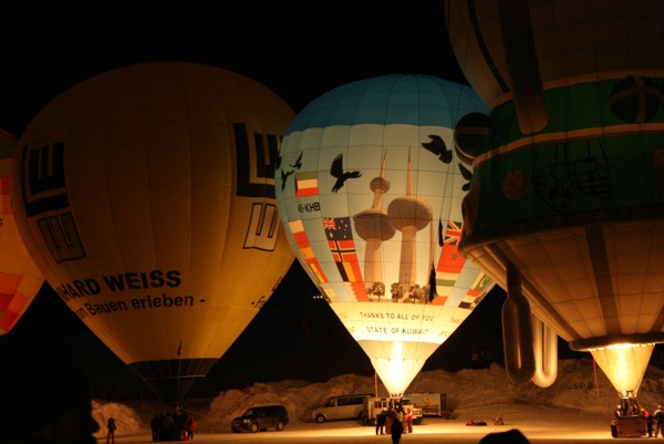 Ballonglühen in Jungholz, 2012 © Heinz Ramacher Ballonglühen in Jungholz