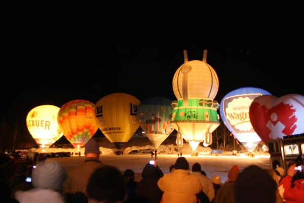 Ballonglühen in Jungholz, 2012 © Heinz Ramacher Ballonglühen in Jungholz