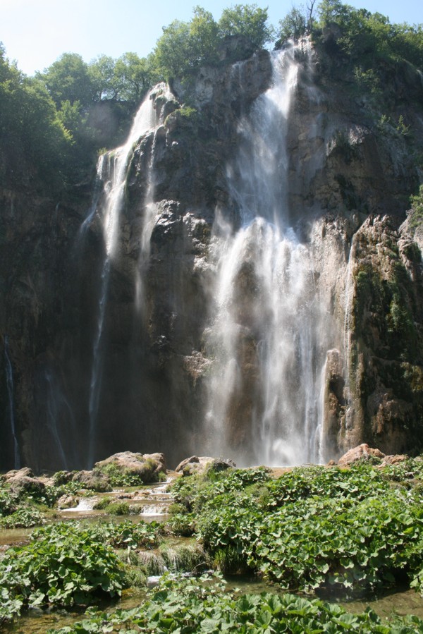 Der größte Wasserfall im Nationalpark Plitvice, 2012 © Heinz Ramacher Größter Wasserfall, Nationalpark Plitvice