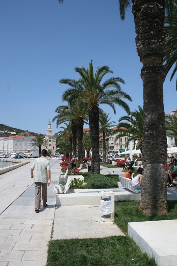 Hafenpromenade in Split, 2012 © Heinz Ramacher Hafenpromenade in Split
