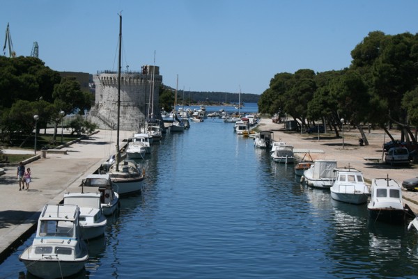 Der Kanal von Trogir, 2012 © Heinz Ramacher Der Kanal von Trogir