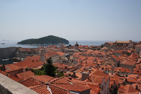 Rote Dächer in Dubrovnik, 2012 © Heinz Ramacher Rote Dächer in Dubrovnik