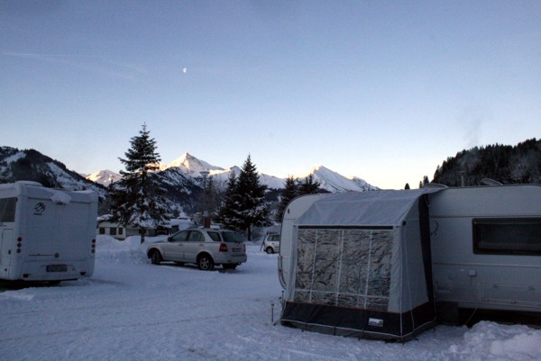 Sonnenaufgang im Winter