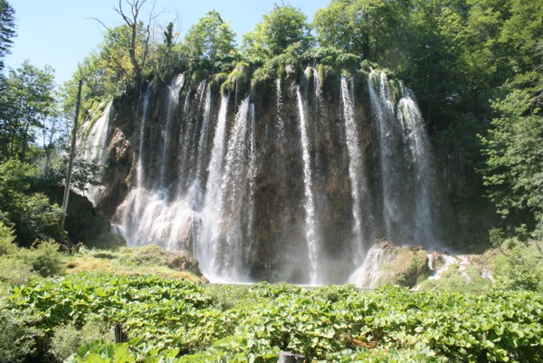 Wasserfall Plitvicer Nationalpark, 2012 © Heinz Ramacher Großer Wasserfall im Nationalpark Plitvice