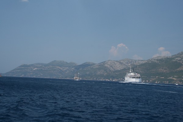 Der Kanal zwischen Peljesac und Korcula, 2012 © Heinz Ramacher Der Kanal zwischen Peljesac und Korcula