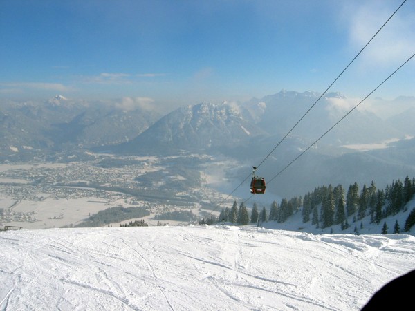 Reutte von oben gesehen